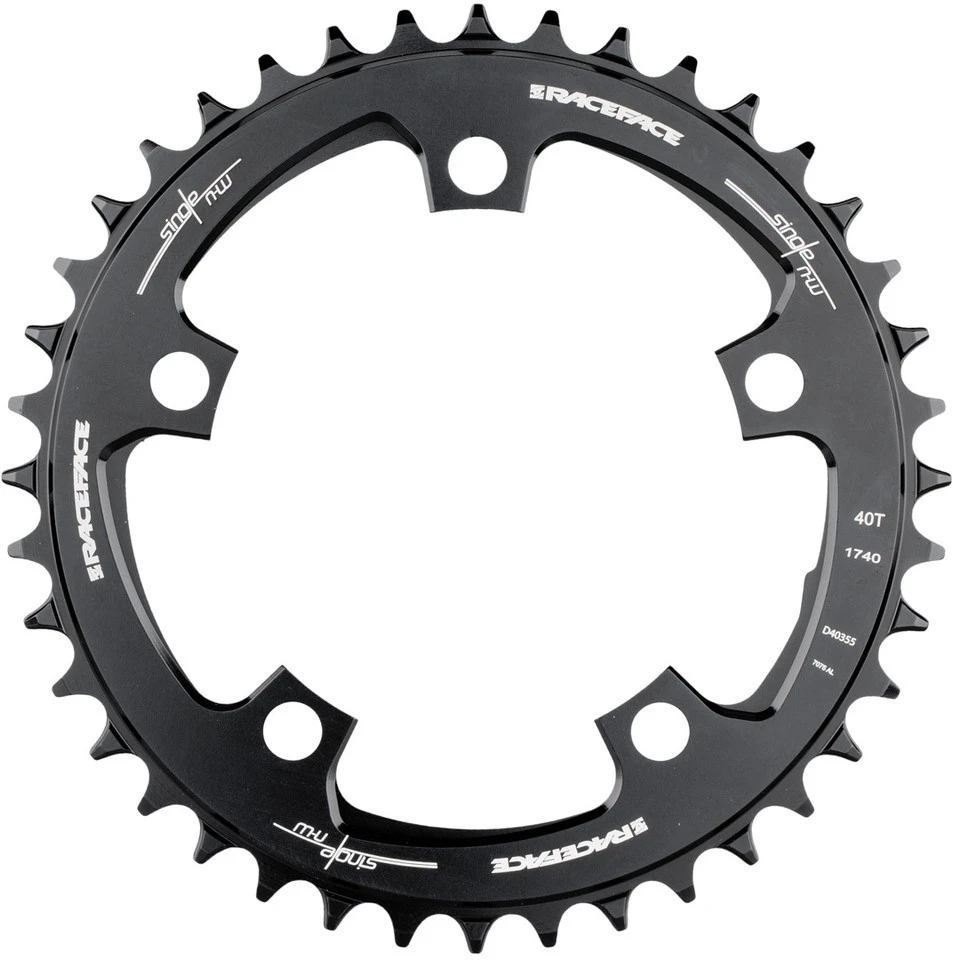 Race Face Narrow Wide Kettenblatt, 5-Arm, 110 Mm Lochkreis, 10-/11-/12-fach 2 Race Face Narrow Wide Kettenblatt, 5-Arm, 110 Mm Lochkreis, 10-/11-/12-fach – Bild 2