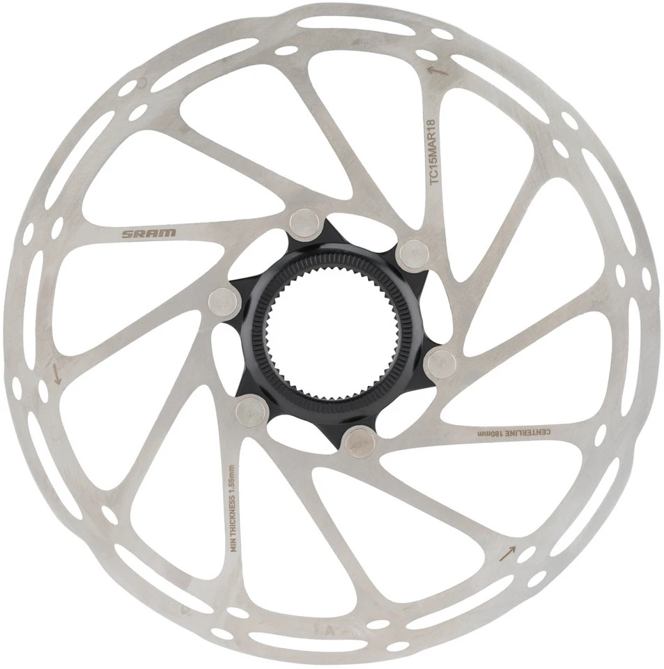 SRAM Centerline Rounded Center Lock Bremsscheibe 2-teilig 1 SRAM Centerline Rounded Center Lock Bremsscheibe 2-teilig