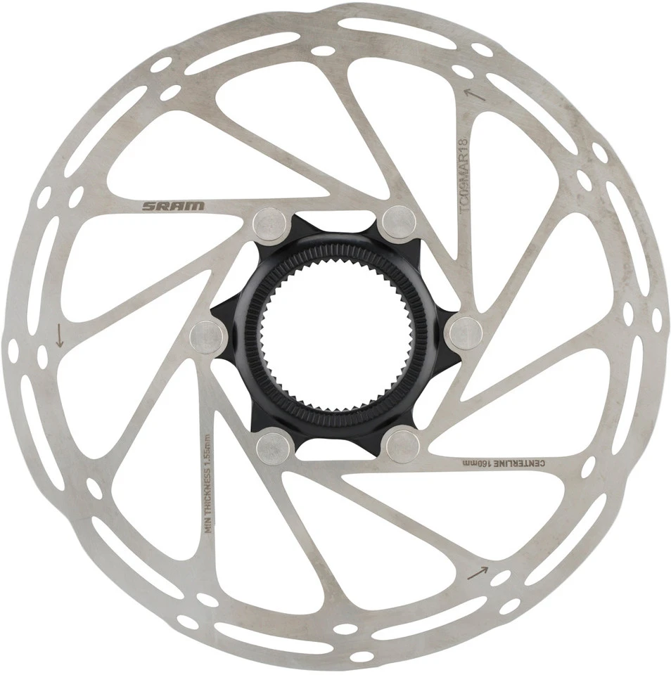 SRAM Centerline Rounded Center Lock Bremsscheibe 2-teilig 4 SRAM Centerline Rounded Center Lock Bremsscheibe 2-teilig – Bild 4
