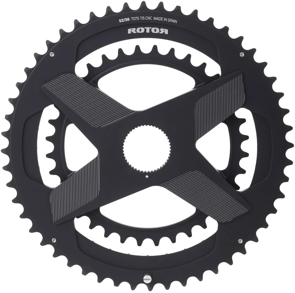 Rotor ALDHU 3D+ Kurbelgarnitur Mit Direct Mount Spidering, NoQ 2 Rotor ALDHU 3D+ Kurbelgarnitur Mit Direct Mount Spidering, NoQ – Bild 2