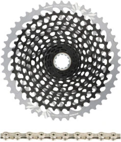 SRAM XG-1295 Kassette + PC X01 Eagle Kette 12-fach Verschleißset -Fahrradzubehör Geschäft 295131