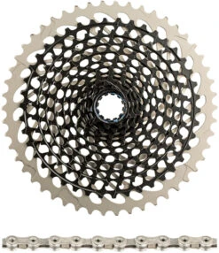SRAM XG-1295 Kassette + PC X01 Eagle Kette 12-fach Verschleißset -Fahrradzubehör Geschäft 295132