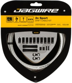 JAGWIRE 2X Sport Schaltzugset -Fahrradzubehör Geschäft 319261