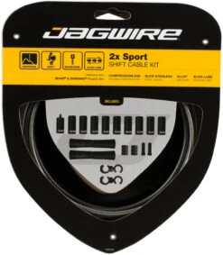 JAGWIRE 2X Sport Schaltzugset -Fahrradzubehör Geschäft 319263