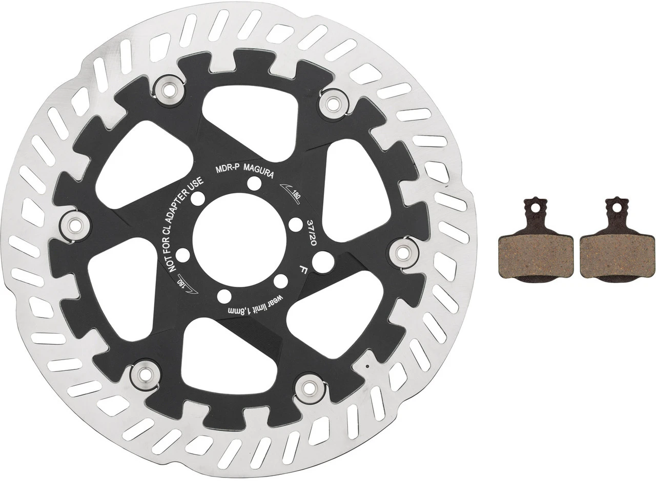 MAGURA MDR-P Bremsscheiben Und Belag Kit 6-Loch 180 Mm 1 MAGURA MDR-P Bremsscheiben Und Belag Kit 6-Loch 180 Mm