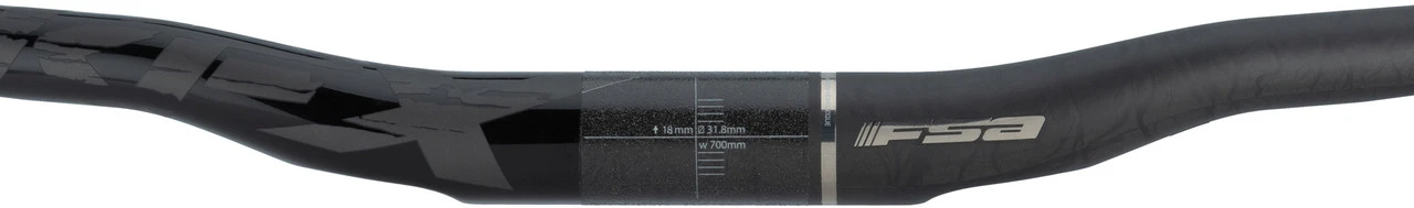 FSA KFX ICR 18 Mm Low Riser 31.8 Carbon Lenker 4 FSA KFX ICR 18 Mm Low Riser 31.8 Carbon Lenker – Bild 4